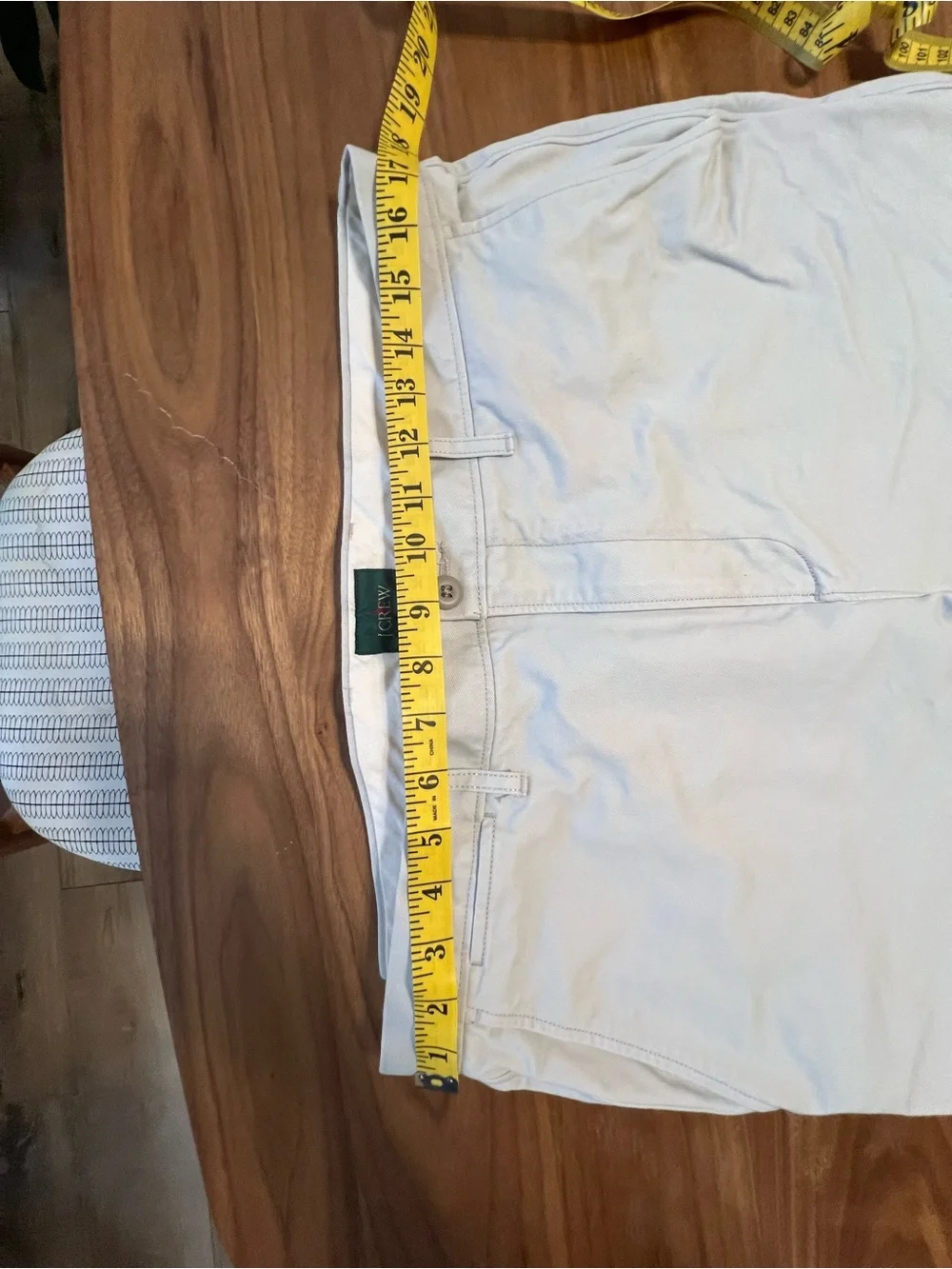 J. Crew Broken in Straight Men's White Chinos